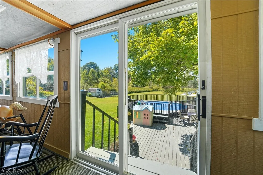 View of doorway to outside