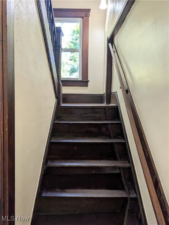 View of stairs to second floor