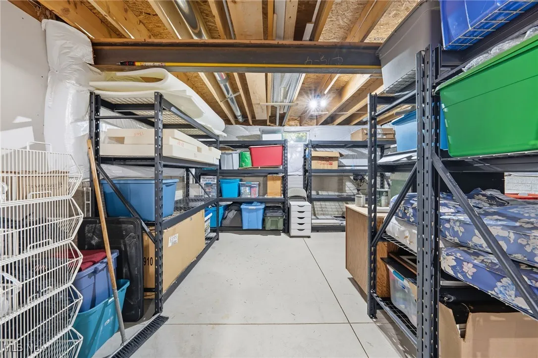 View of storage room