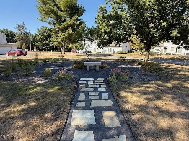 View of courtyard.