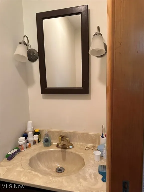 Half bath in bedroom