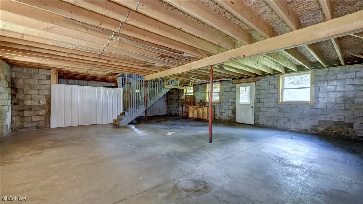 View of basement