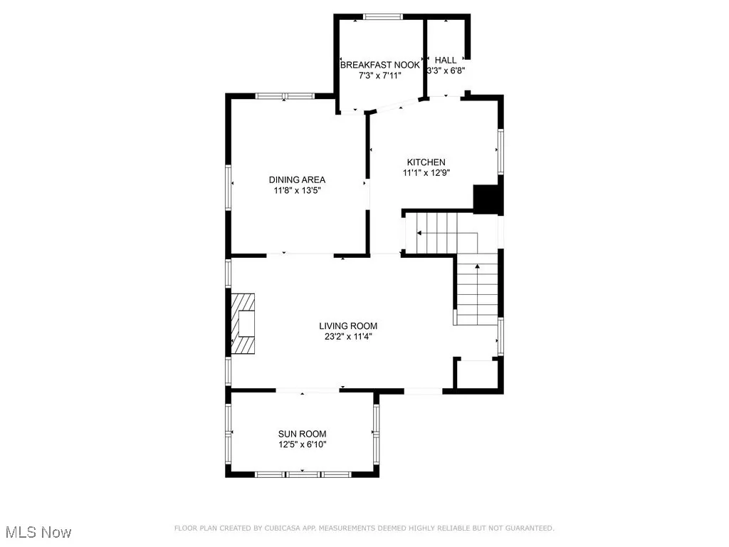 View of room layout