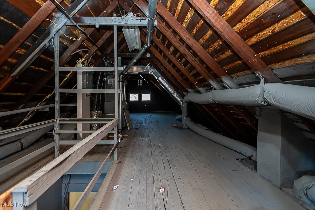 View of attic