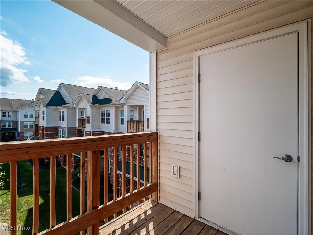 Balcony with Storage Closet