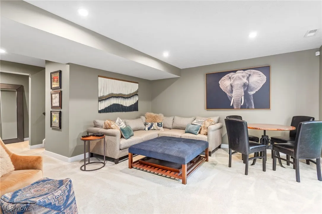 Finished walkout basement