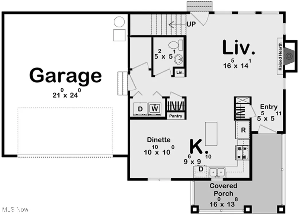 View of first floor layout
