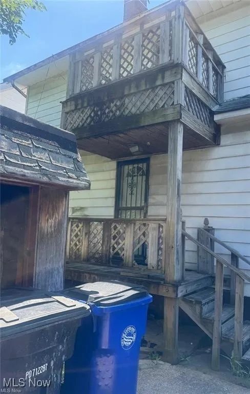 View of exterior entry