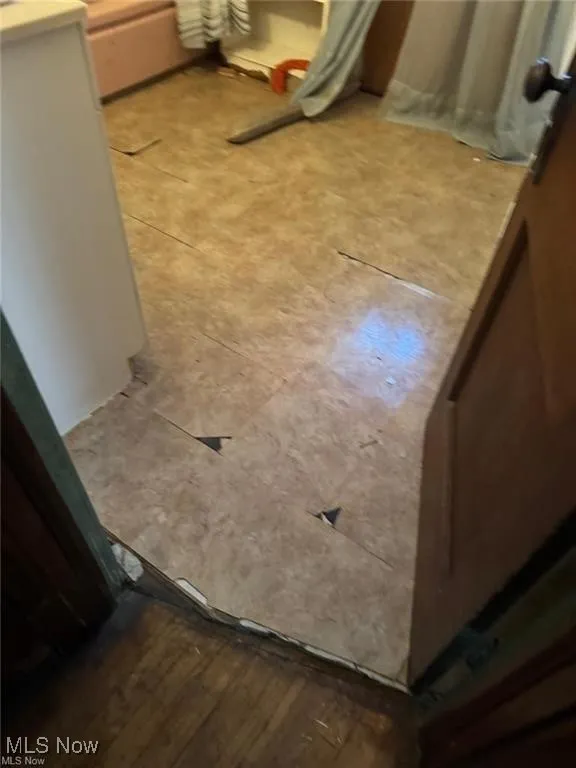 Detailed view of wood finished floors