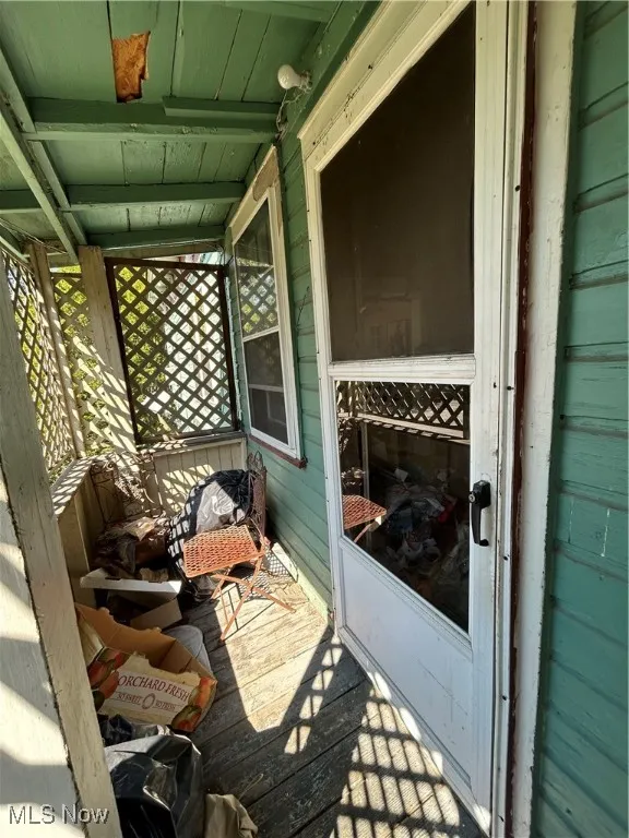 View of porch