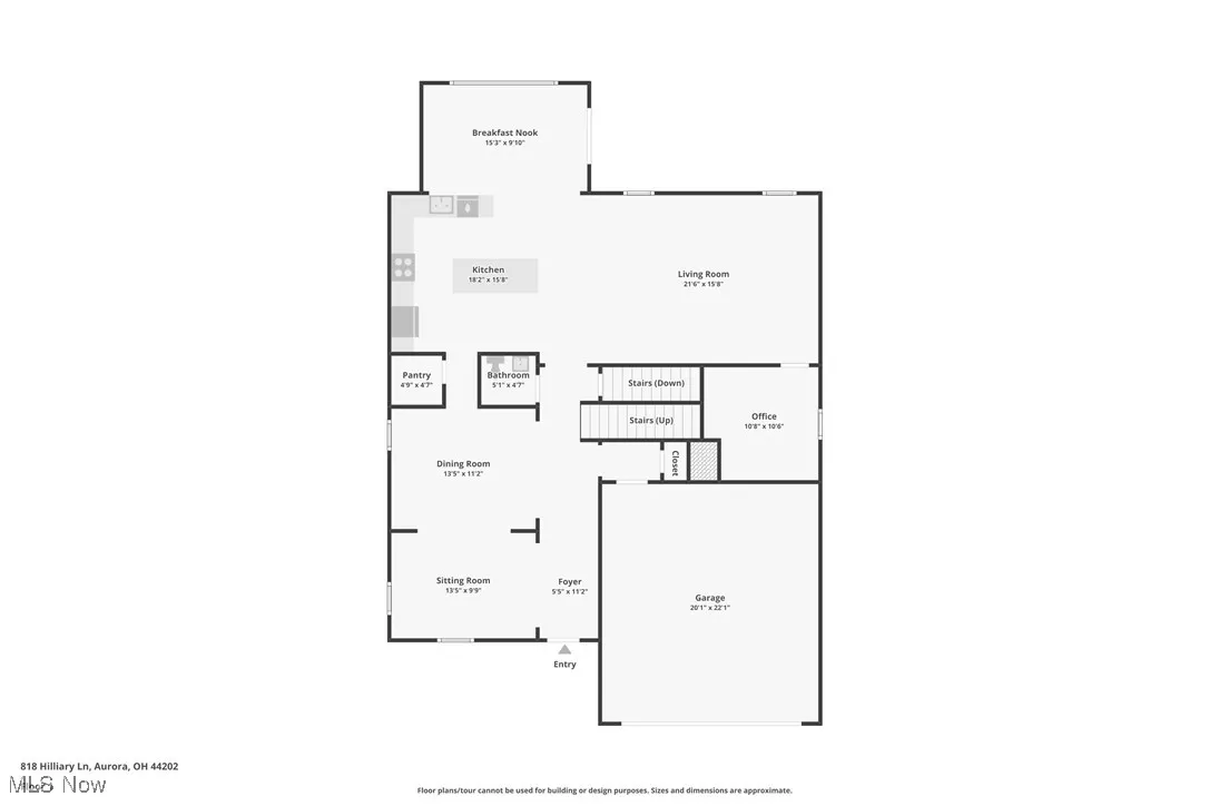 818 Hilliary Lane, Aurora, Ohio 44202,MLS Now Listing ID