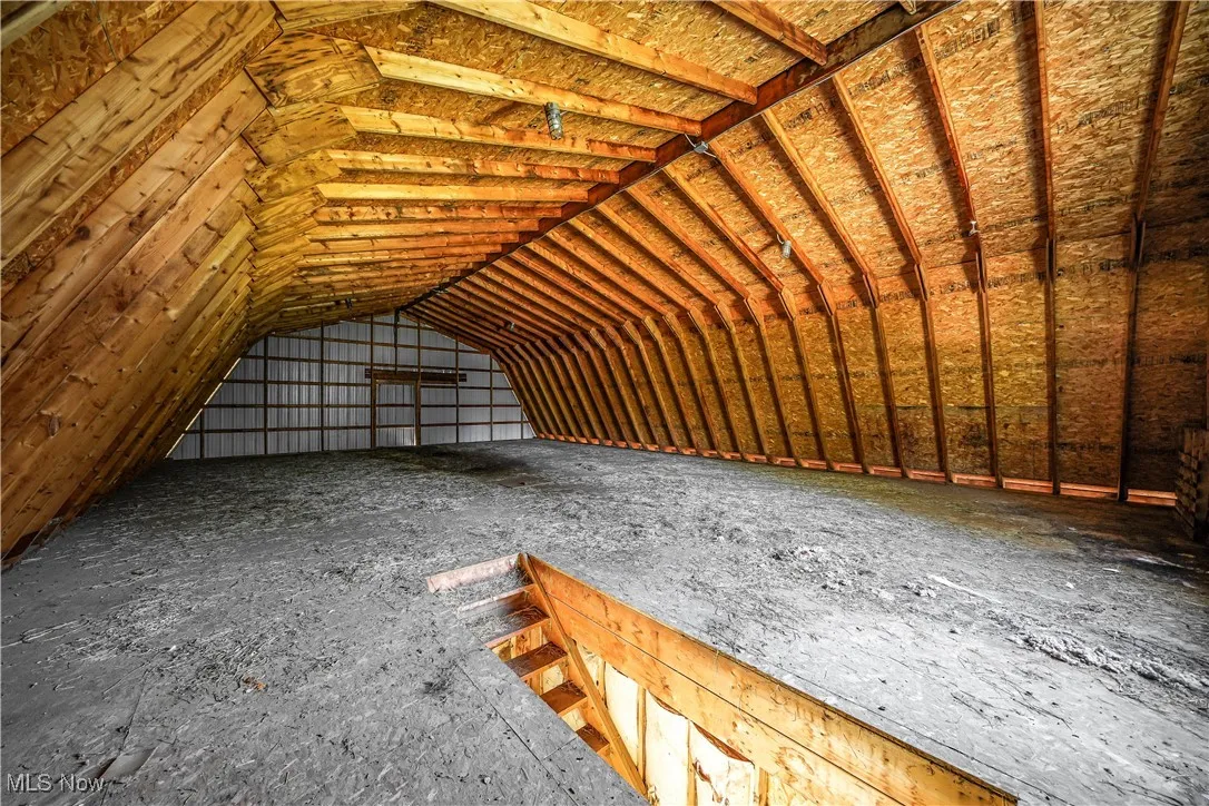 View of attic