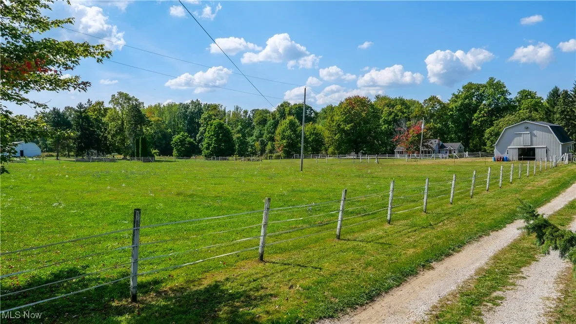 View of property's community with a view of countryside and an outdoor structure