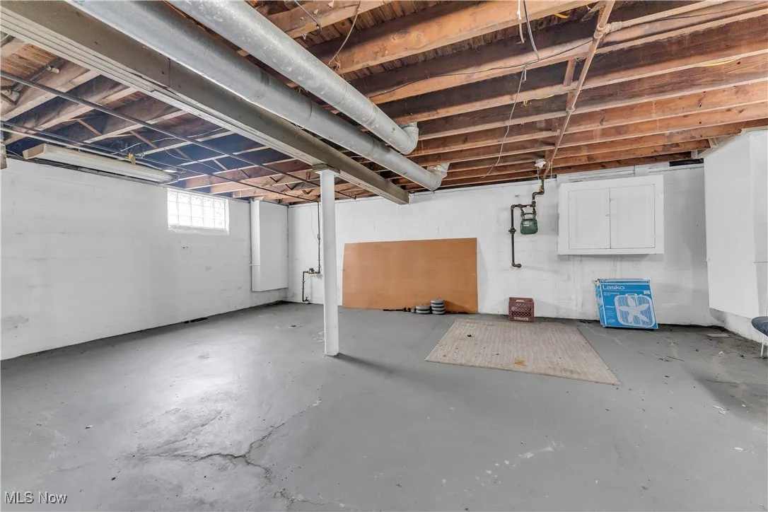 View of basement
