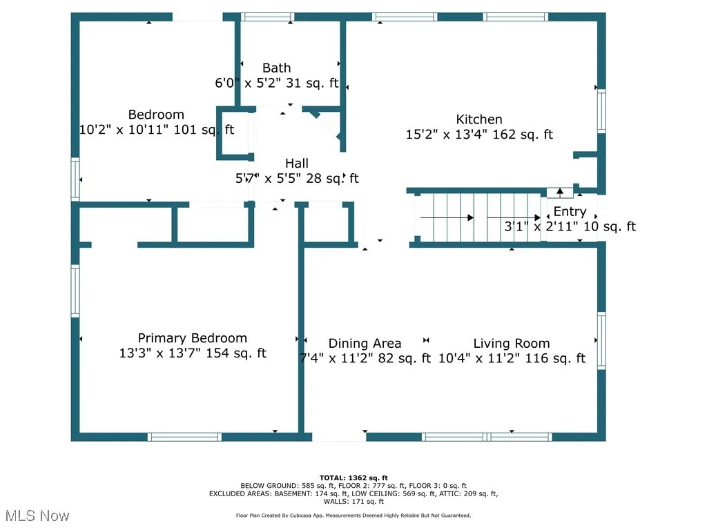 View of home floor plan