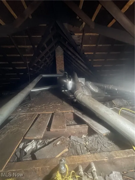 View of attic