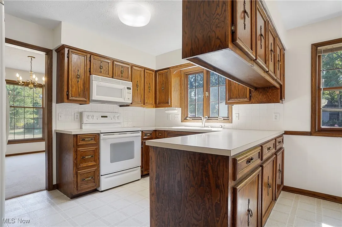 Another view of the kitchen and some of the appliances which all stay.