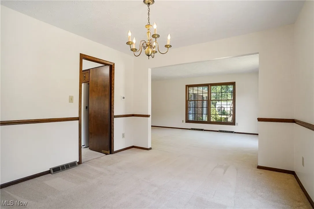 Dining room looking toward living room.