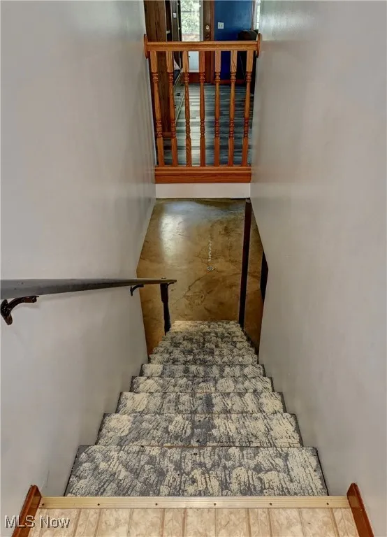 View of stairs