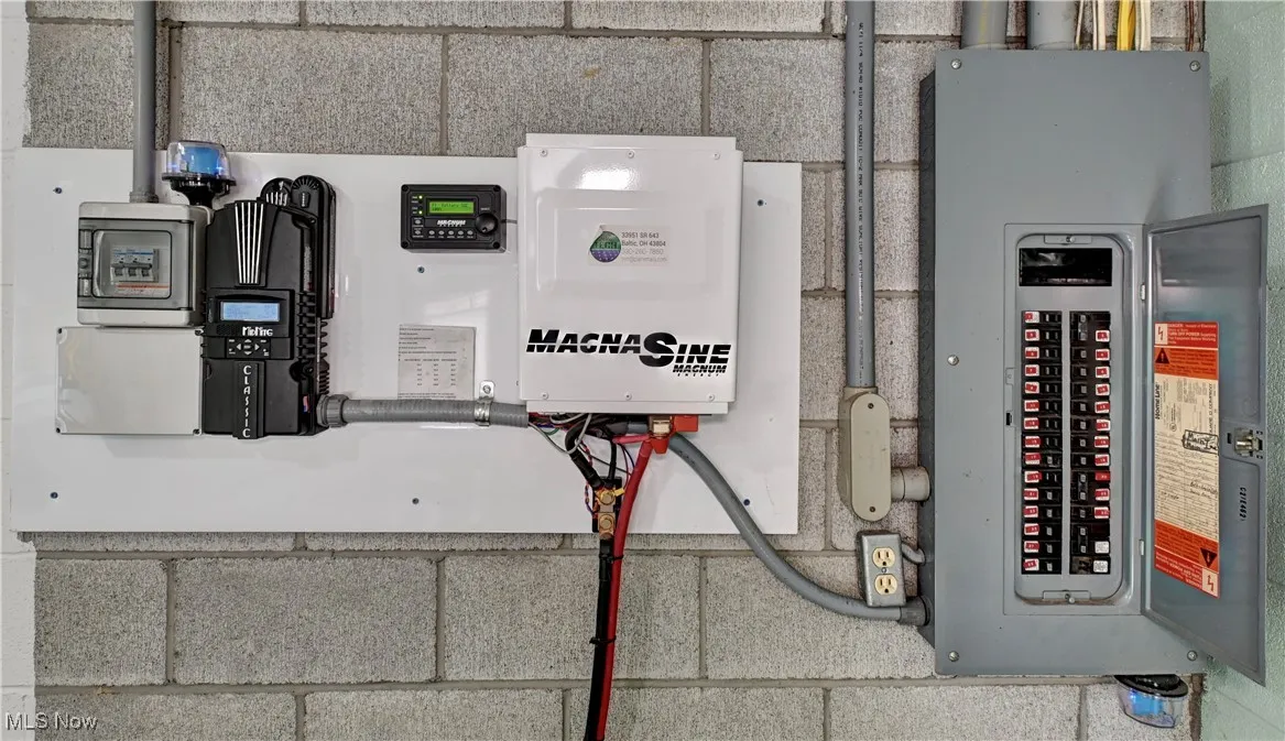 Utilities with electric panel
