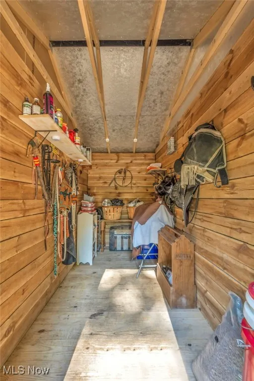 Attached tack room