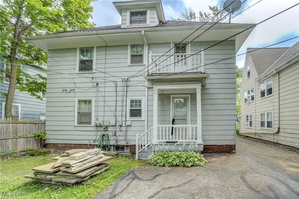 Rear view of house