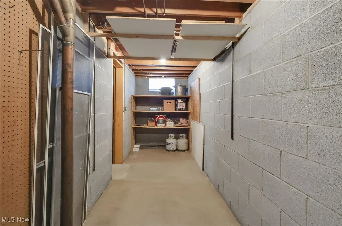 Storage Area with outdoor access door