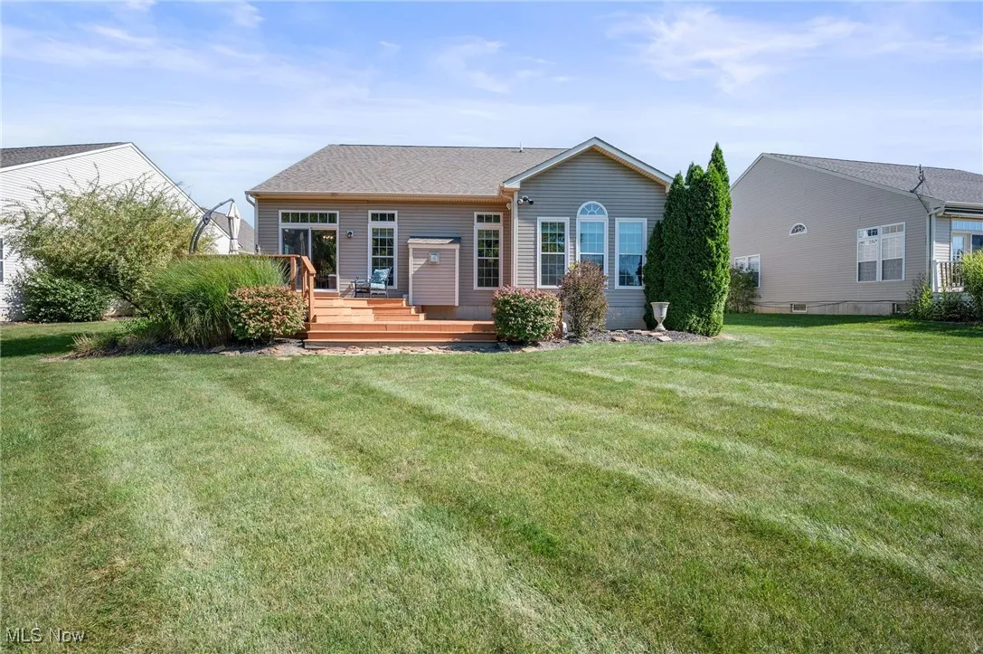 Enjoy the backyard without having to mow! Sit back and relax as the Lifestyles HOA takes care of landscaping for you