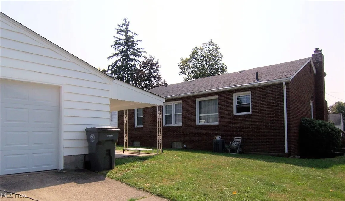 View of back of house
