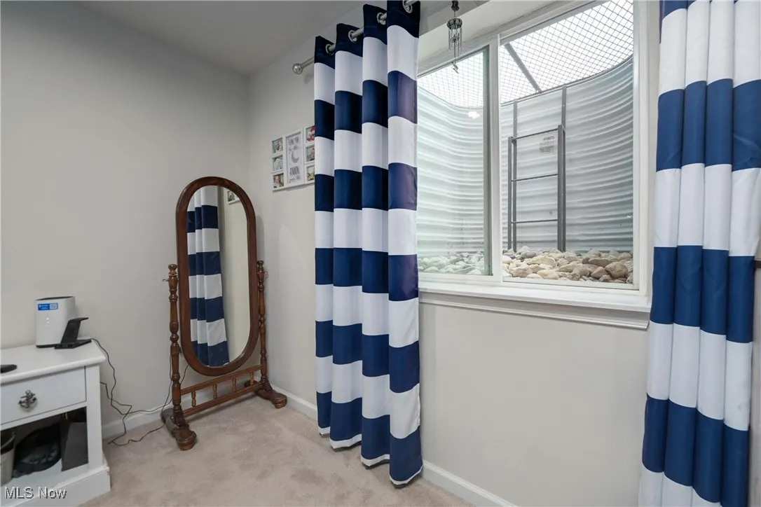 Bathroom with baseboards