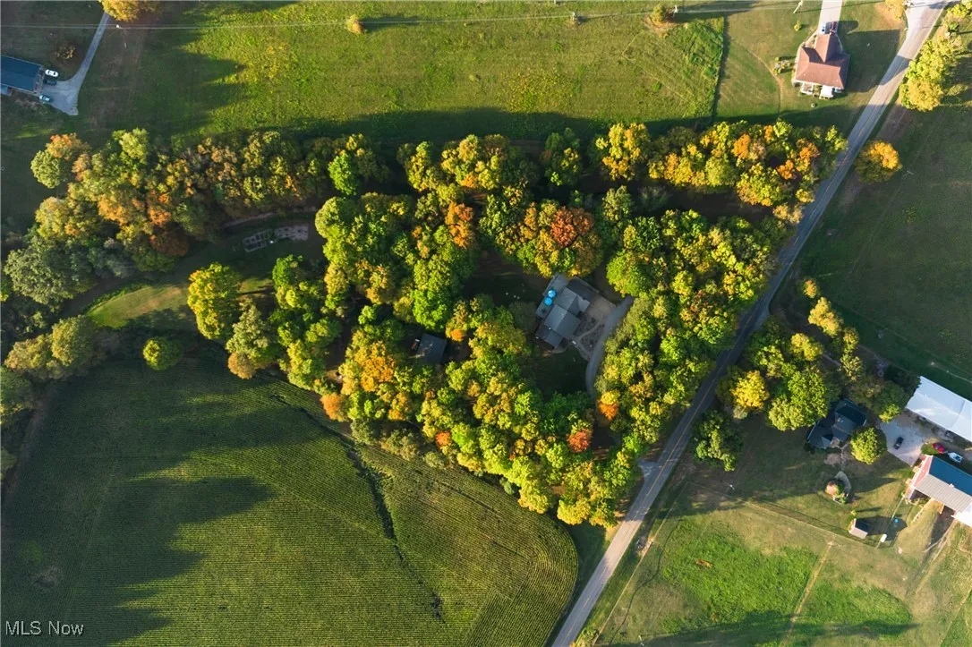 Aerial overview of property's location