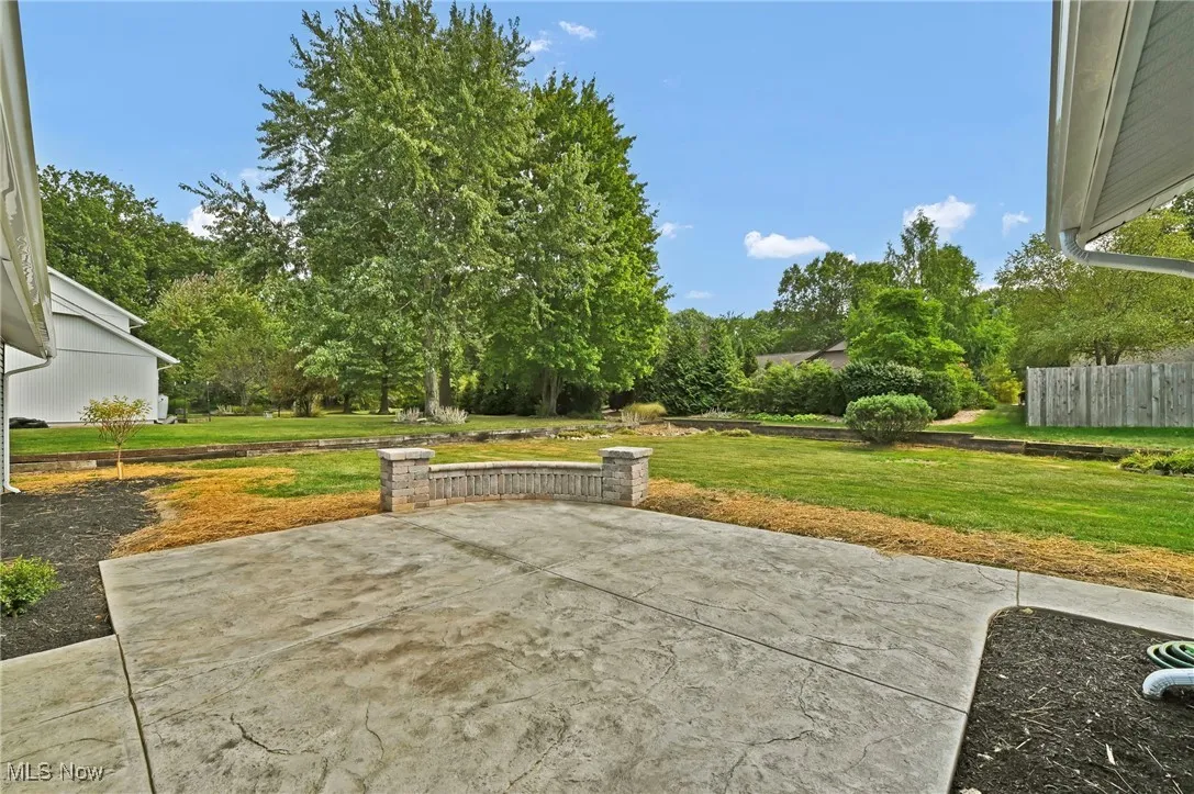 View of patio
