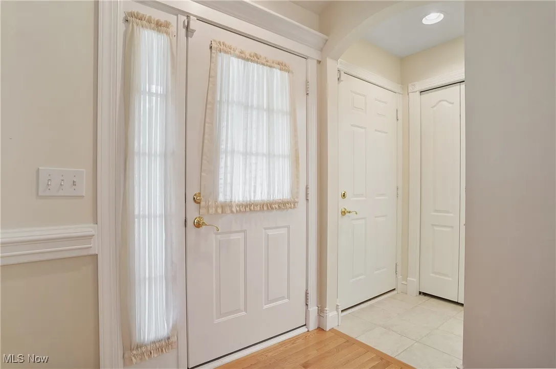 front entry to laundry room and dining room.