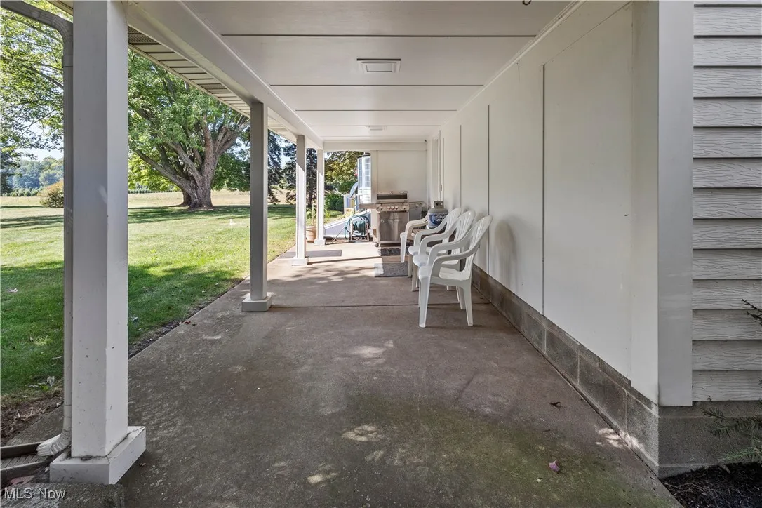 View of patio / terrace with a grill