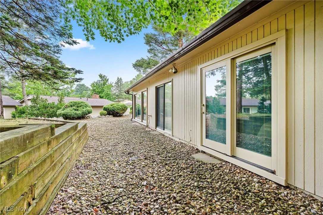 View of back of property