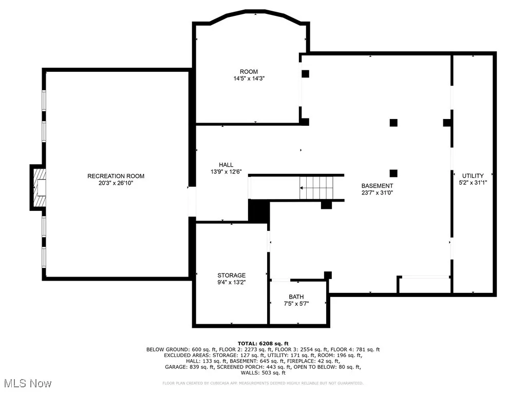 View of home floor plan