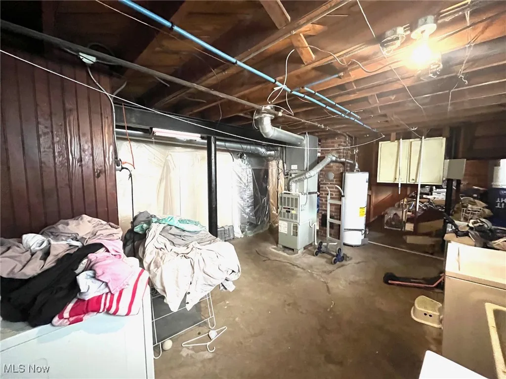 Laundry/Utility area in basement