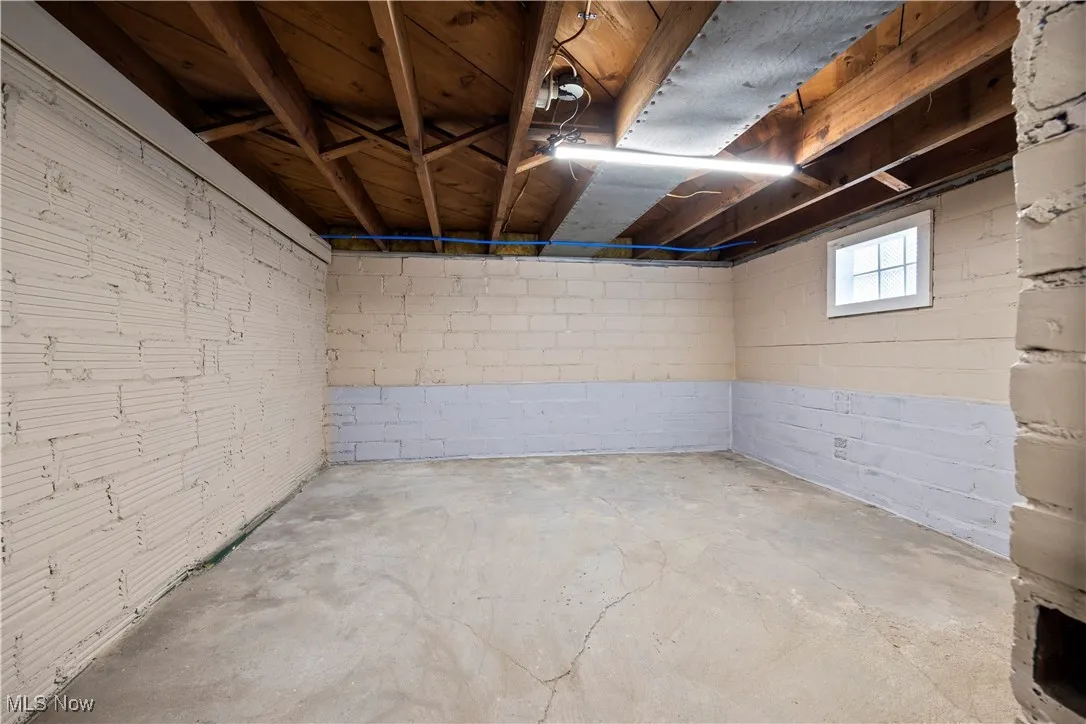 In basement