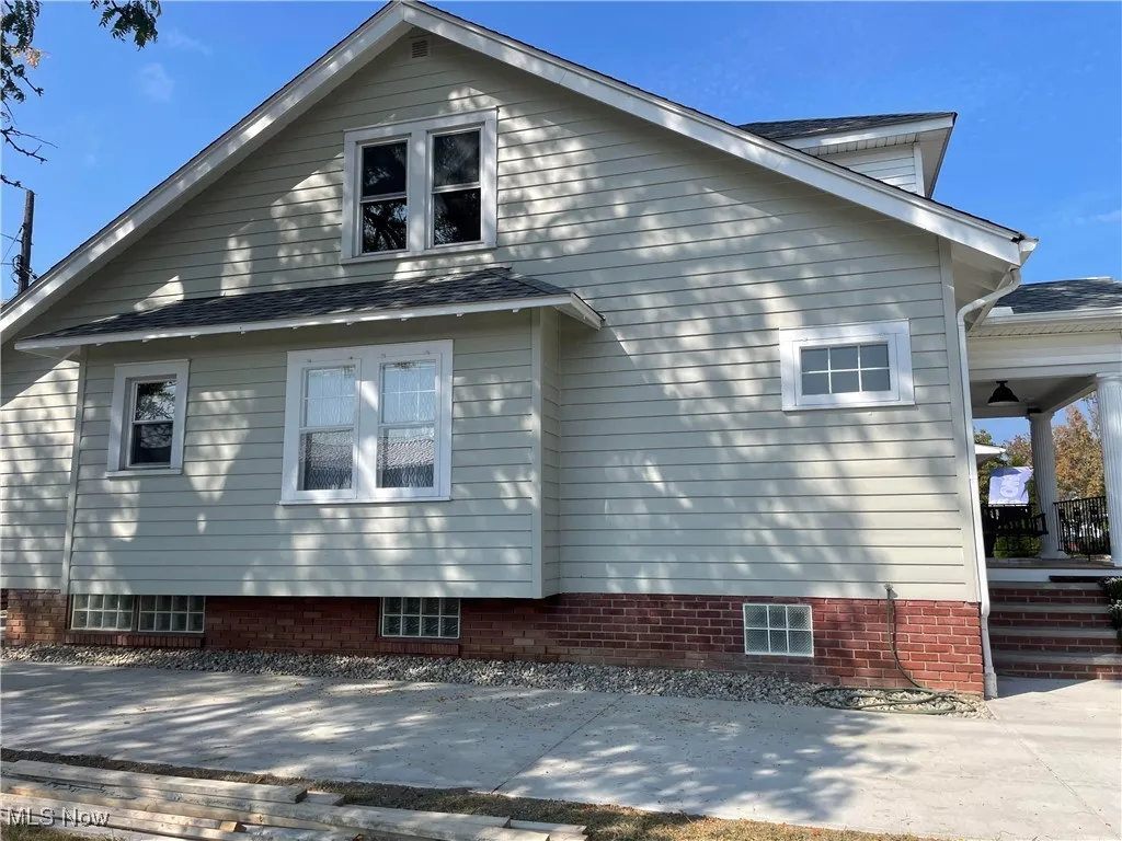 Exterior freshly painted