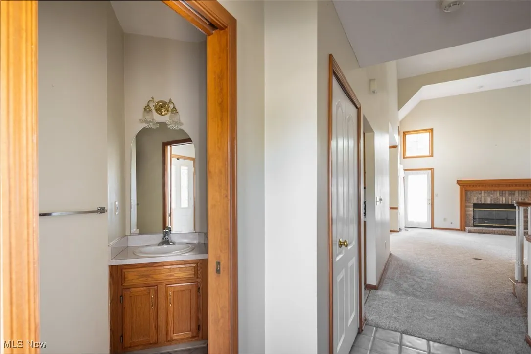 Entryway and half bath