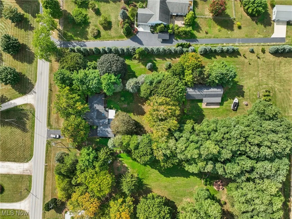 Aerial view of property's location