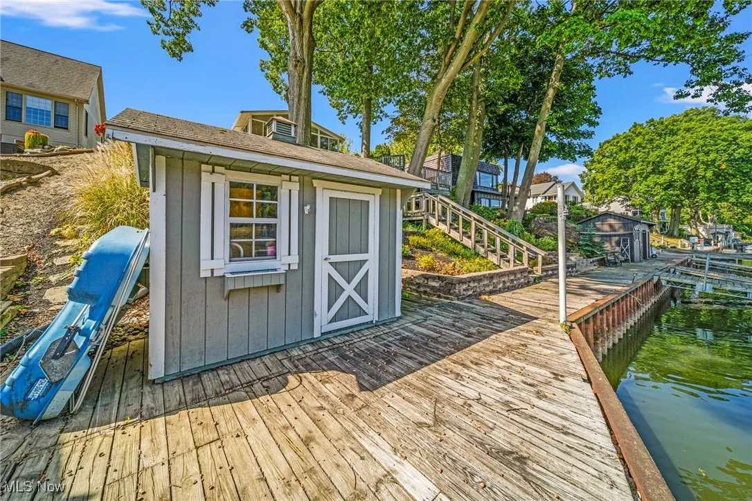 View of boat house