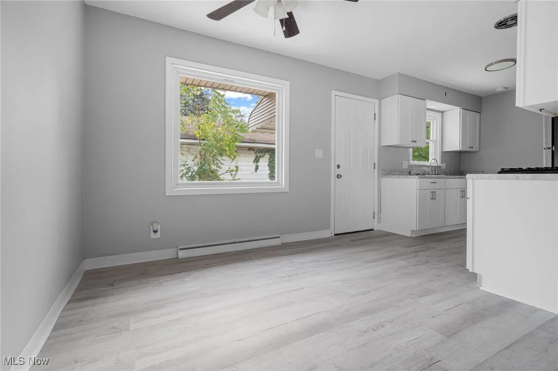 Dining Area with new windows throughout home.