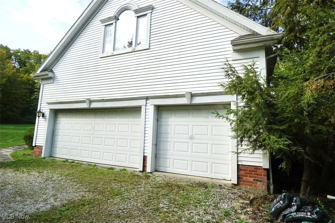 3 car attached garage.