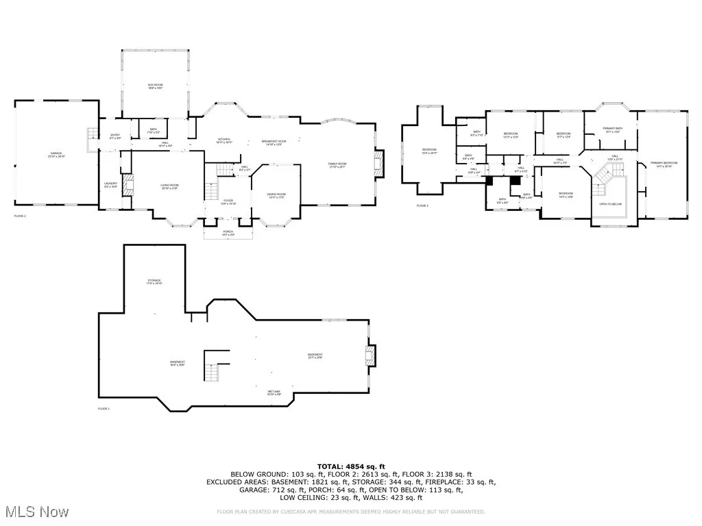 View of floor plan / room layout