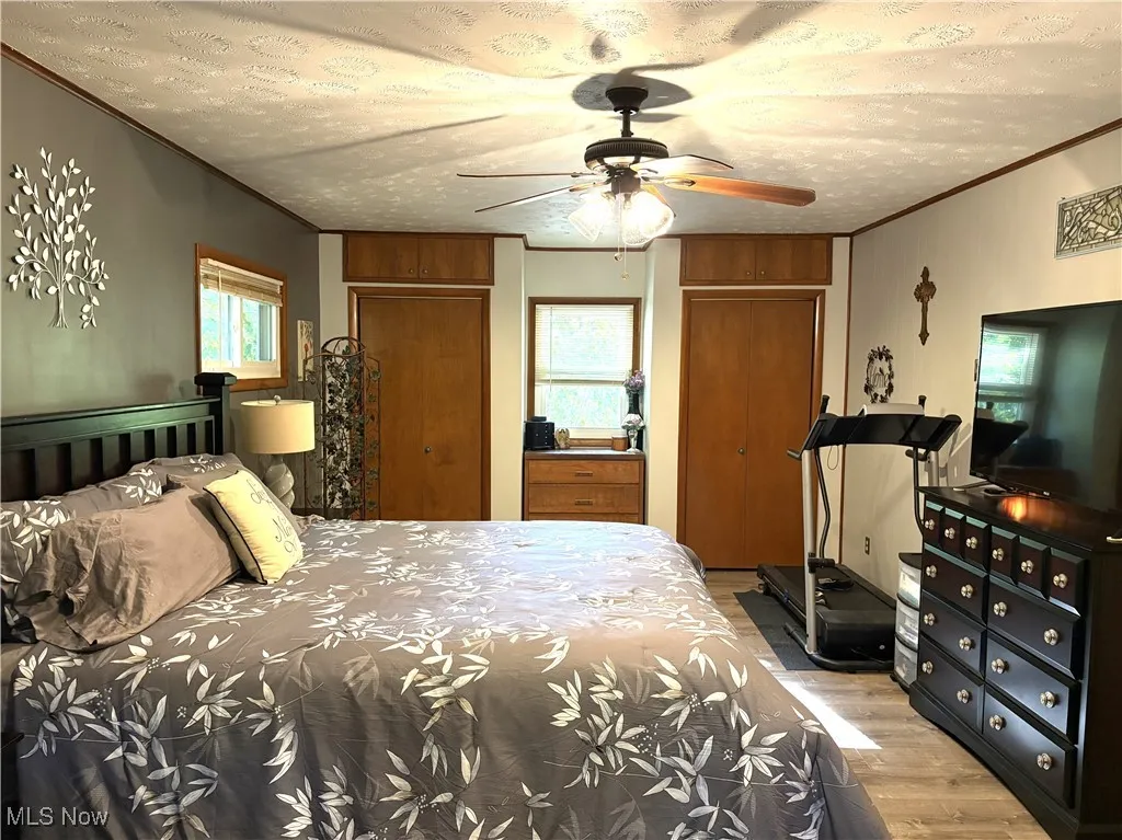 Large Master bedroom with double closets