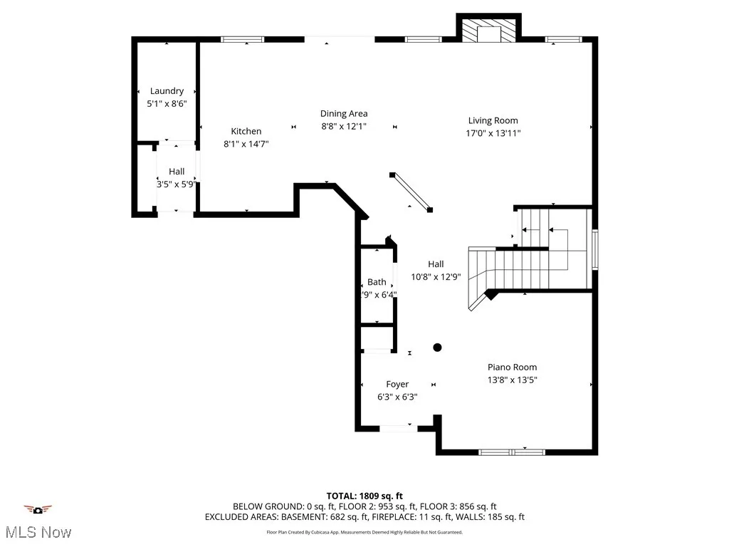 View of floor plan / room layout