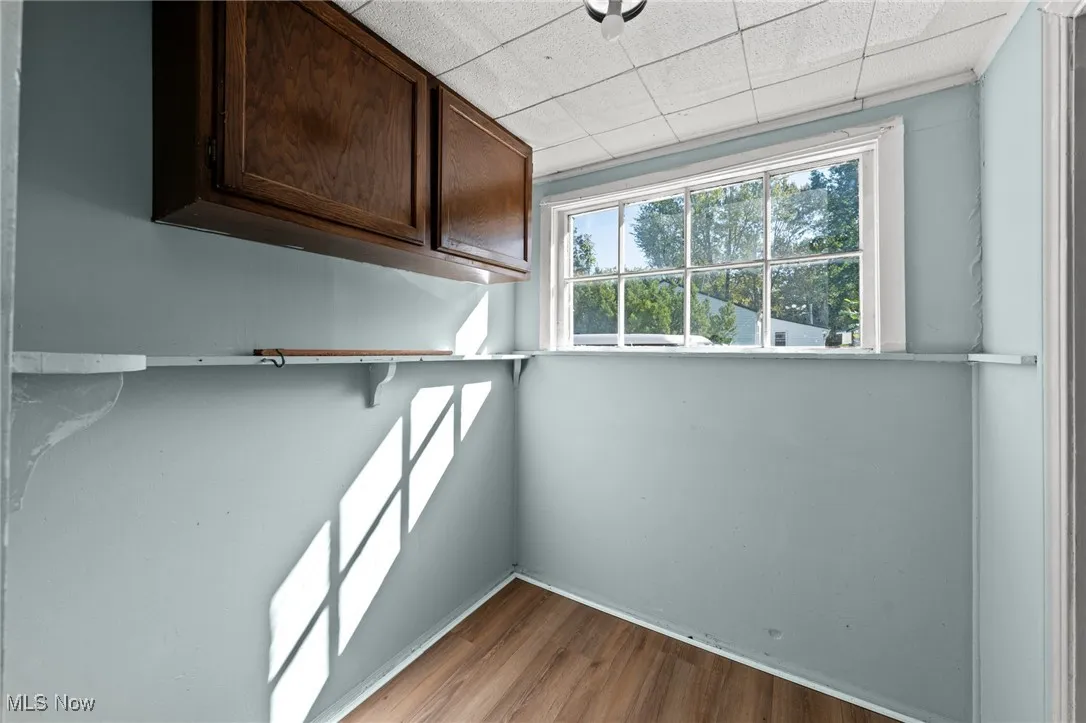 Spacious closet featuring light wood-style floors