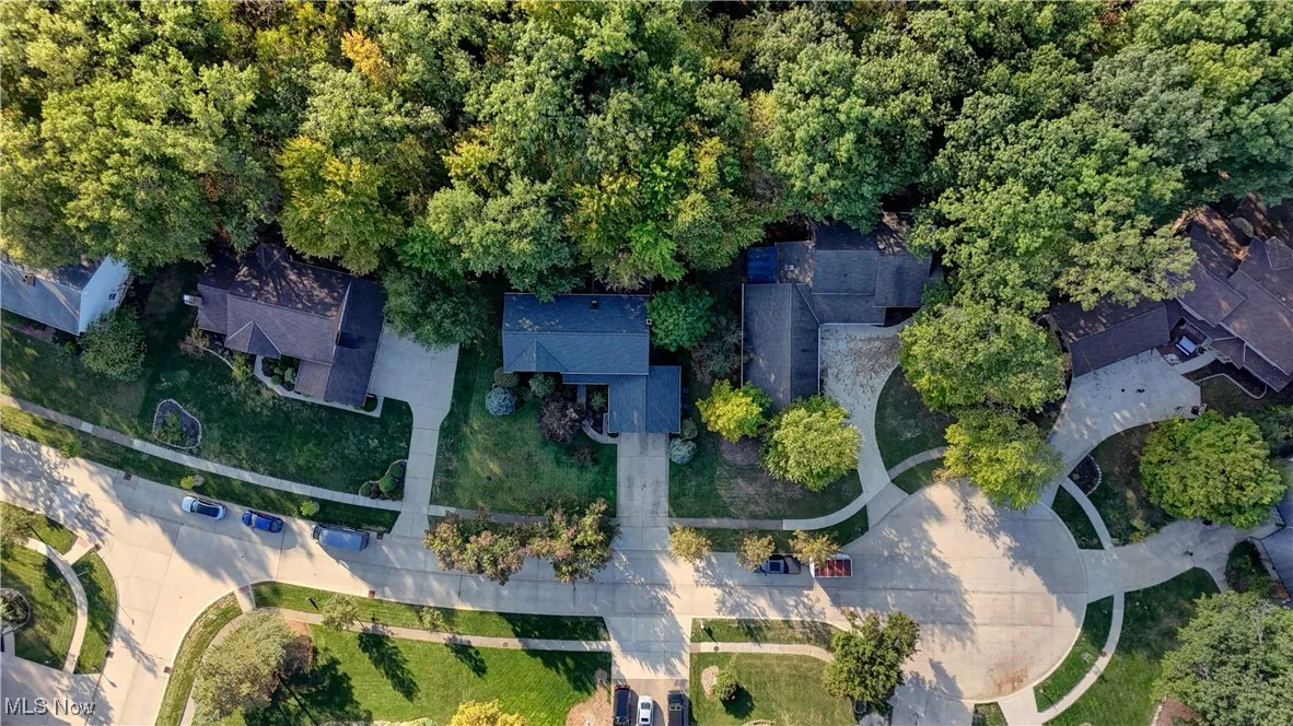 Aerial overview of property's location
