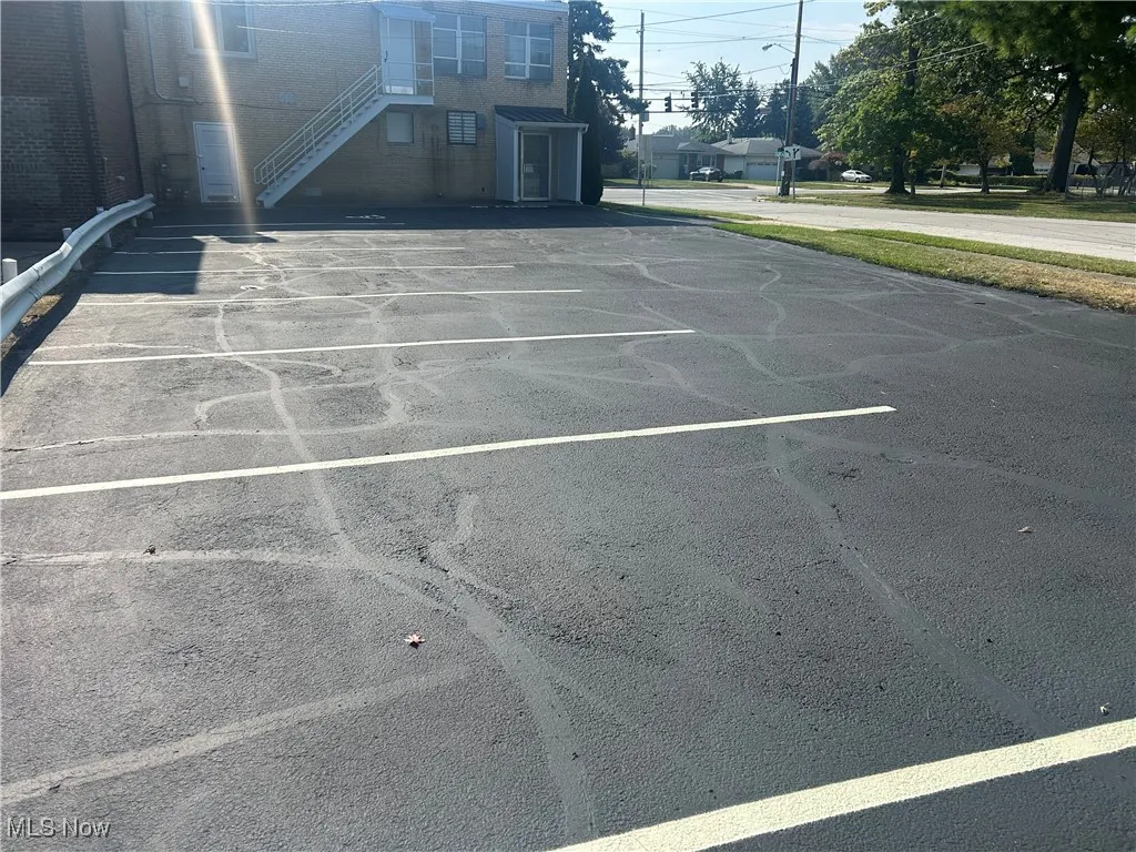 View of vehicle parking